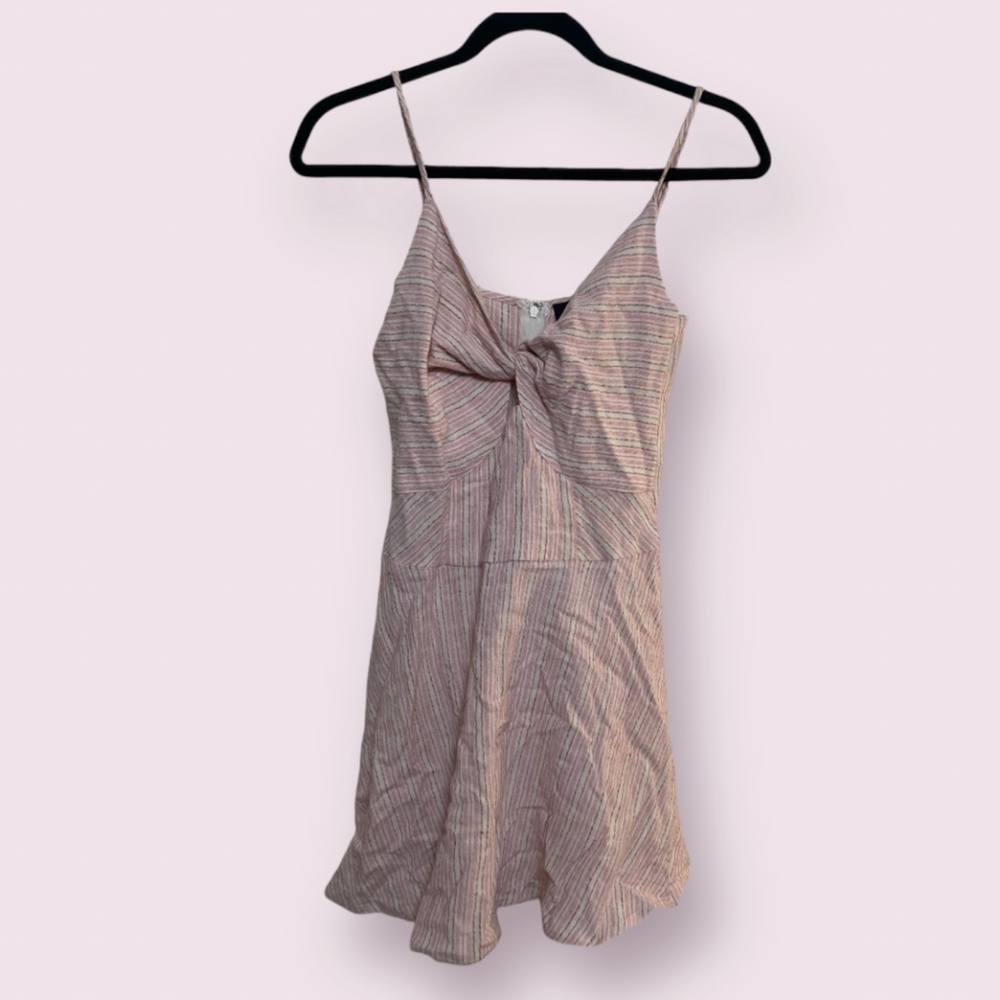 Twist Front Hipster Hippie Boho Bohemian Chic Girly Classy Party Hip Mini Dress